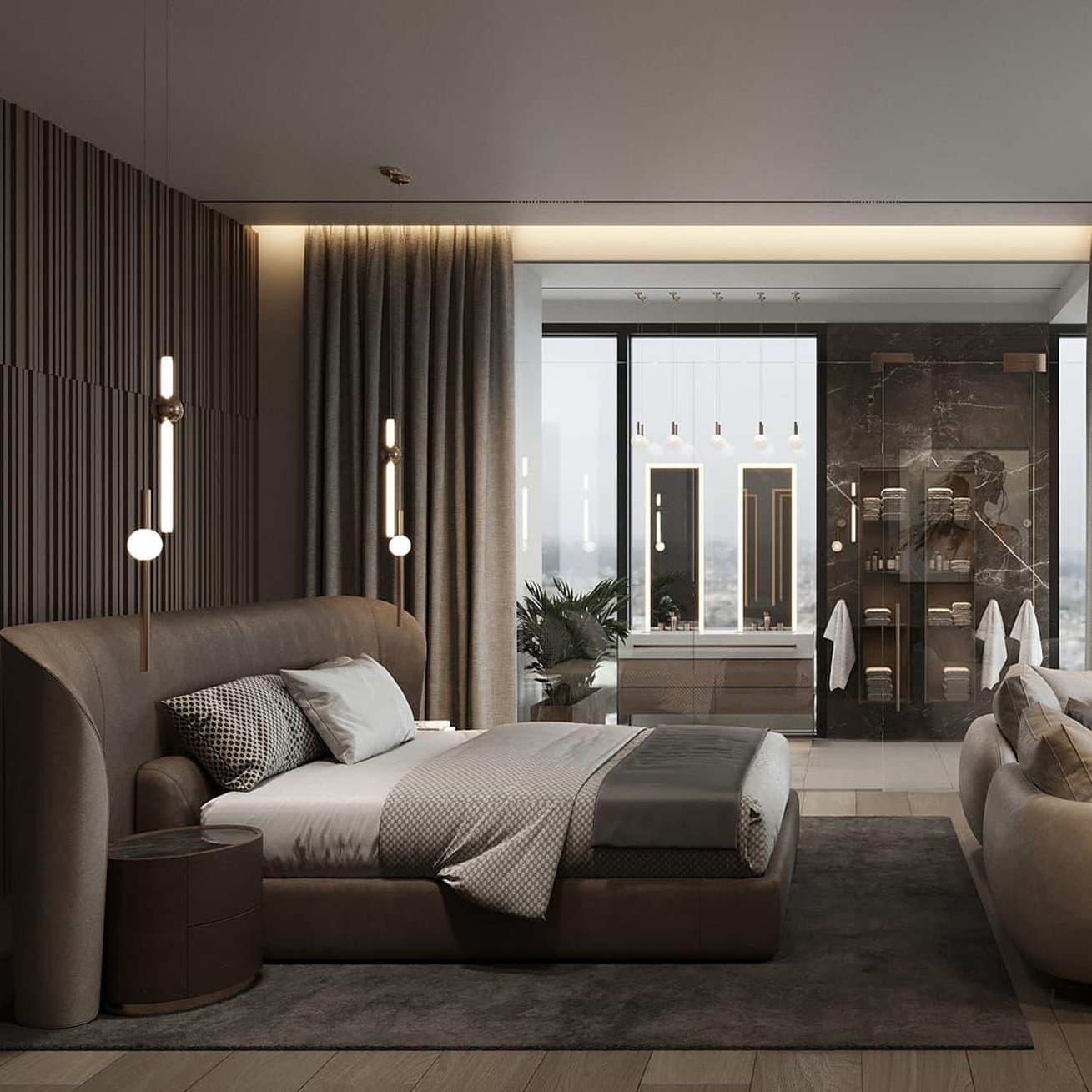 شقة فاخرة للإيجار – STeam Residence 103